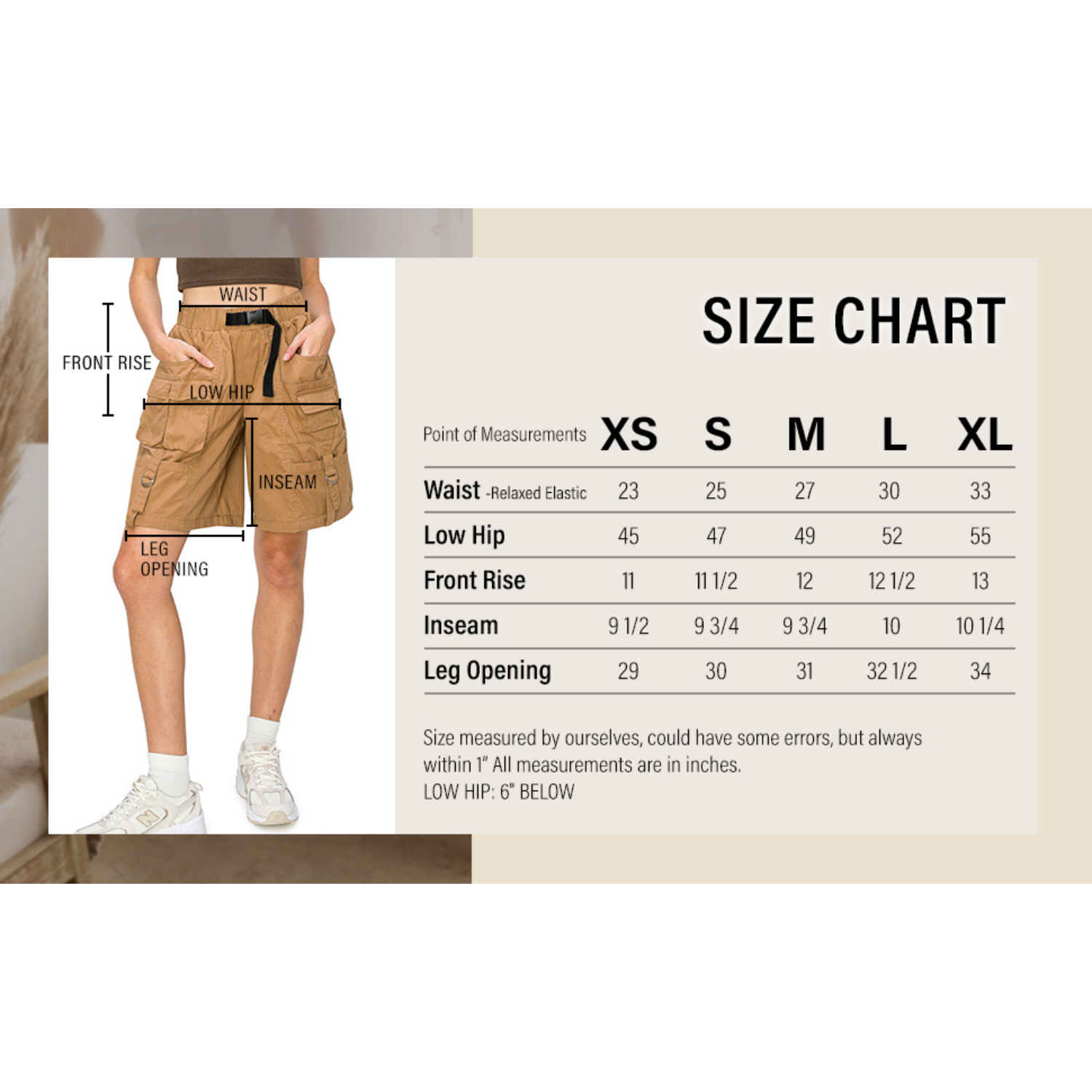 Utility Cargo Long Shorts - Safari
