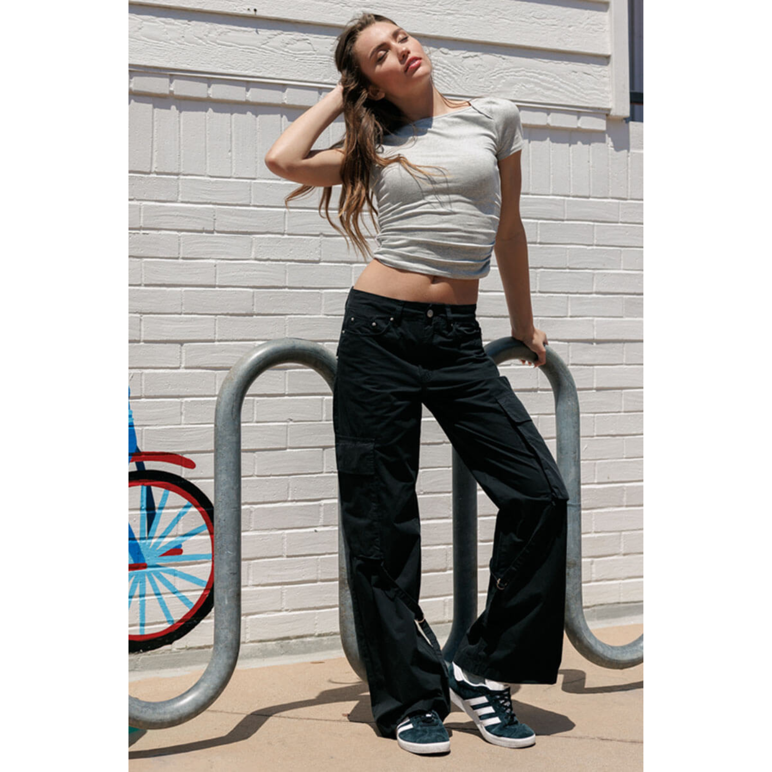 パンツ DankeSchon/TCBLACK FLARE CARGO PANTS DankeSchon/ダンケシェーン/TCBLACK FLARE CARGO PANTS | L.H.P