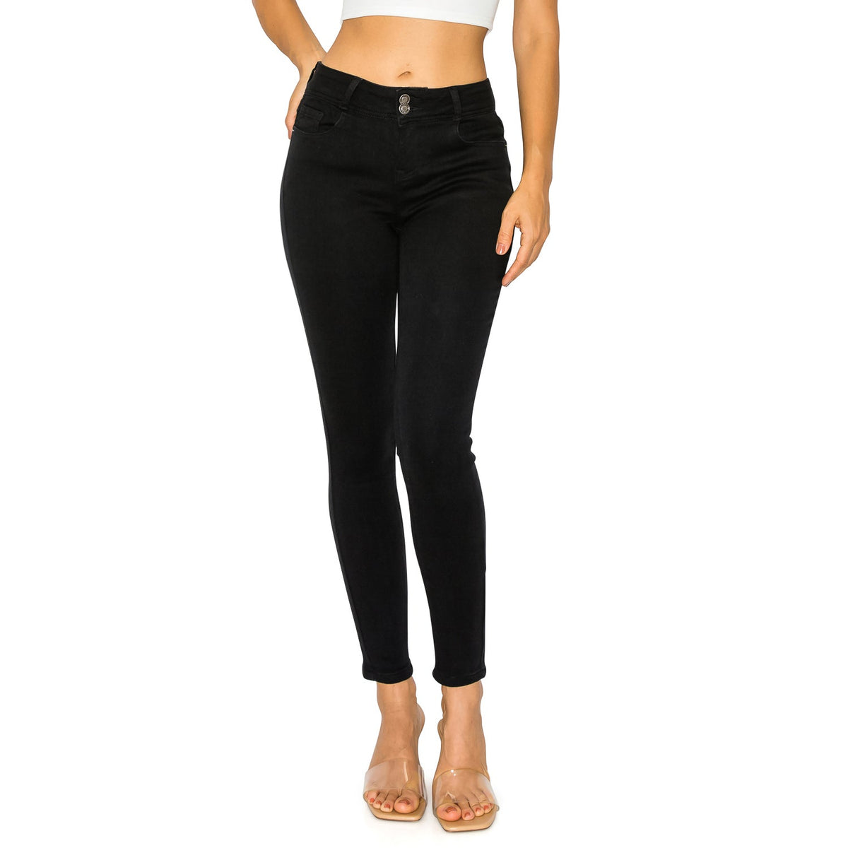 Denim Daydream Malibu High-Rise Ankle Skinny - Black – CALI1850