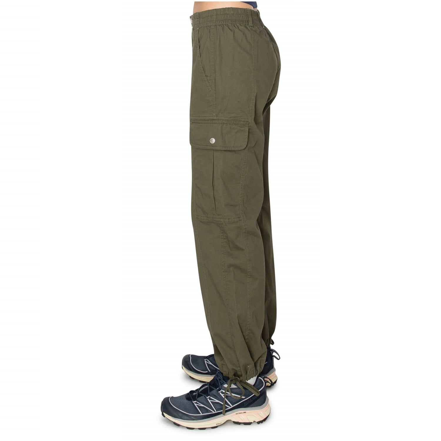 Allison Snap Pocket Cargo Jogger Pants Streetwear