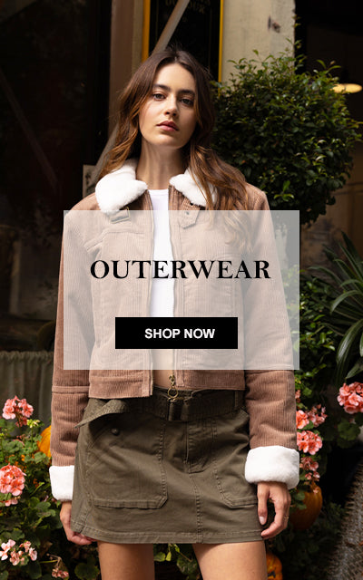 Outerwear Banner: A vibrant banner displaying 'OUTERWEAR'