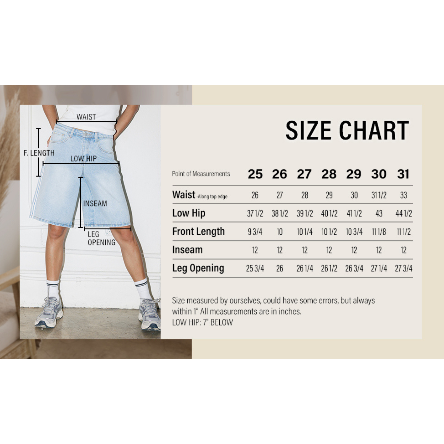 Side Racing Stripe Denim Bermuda Shorts