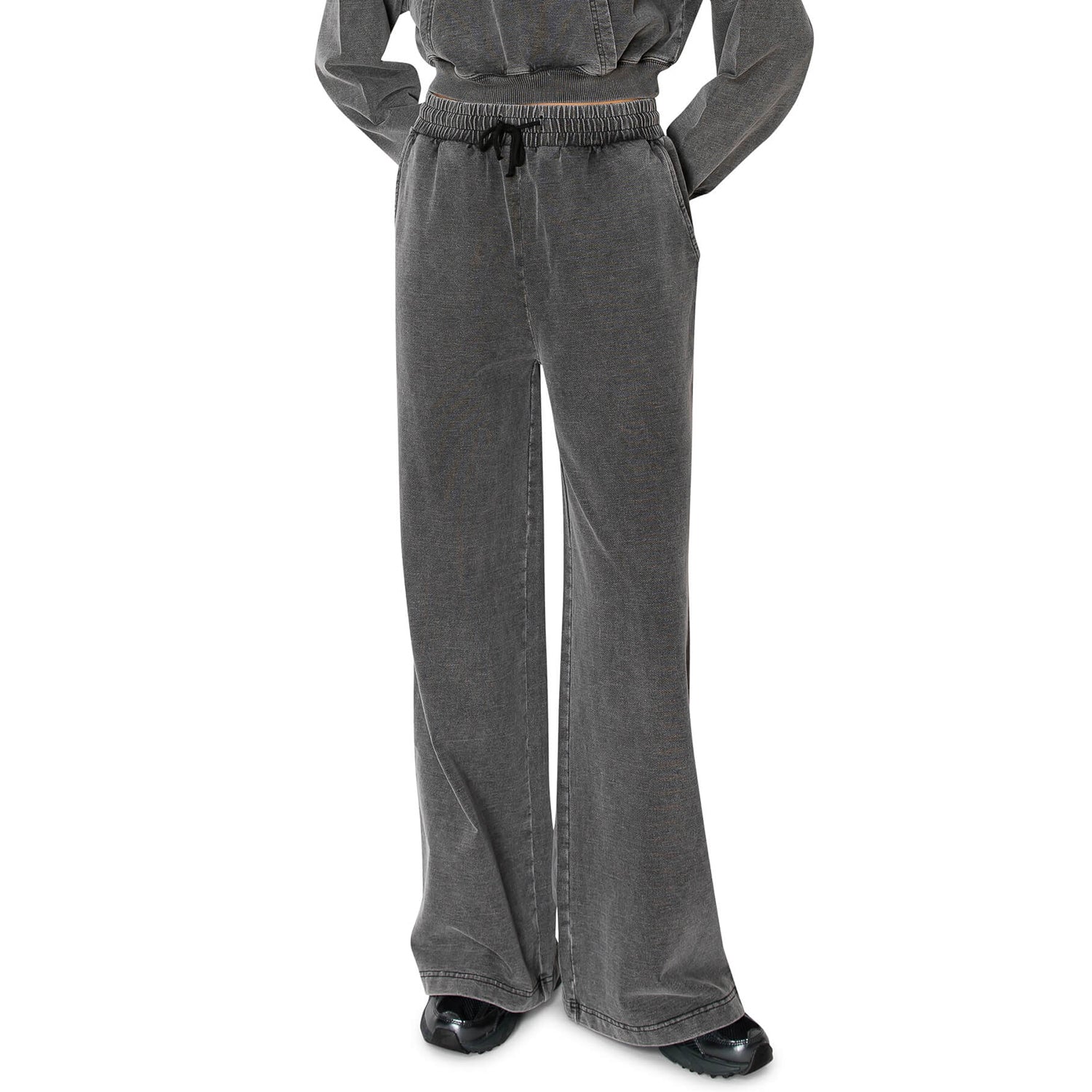 Black Washed Sweatpants | Women??????s Vintage Sweatpants