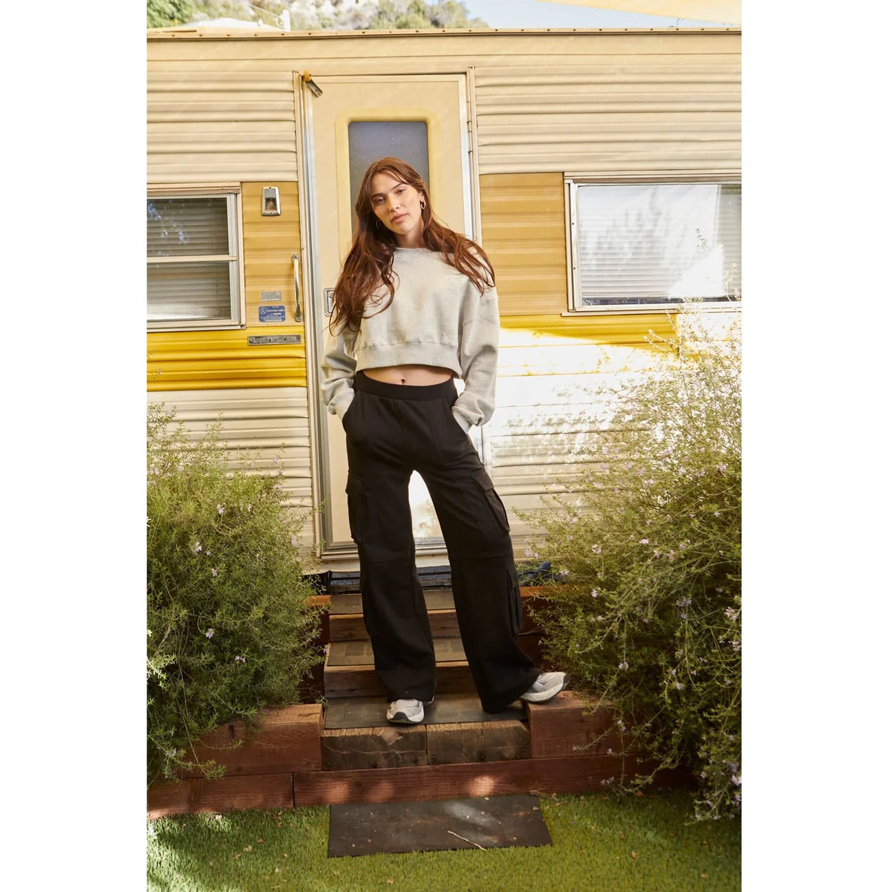 Black Cargo Sweatpants | High-Quality | Shop Lazy Sunday | Wide  display picture 1